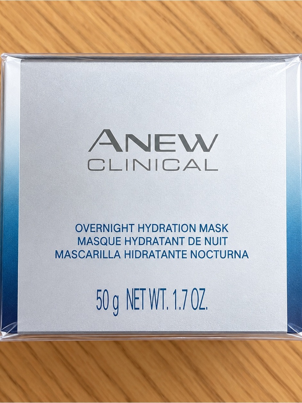 Avon Anew Clinical Overnight Hydration Mask - Silver & Blue